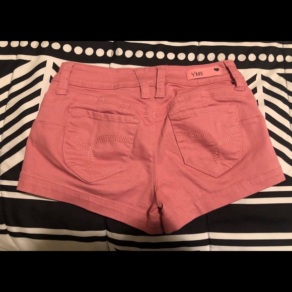 YMI BLUSH PINK SHORTS - Picture 2 of 4